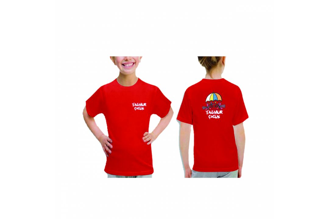 Kırmızı Çocuk T-Shirt